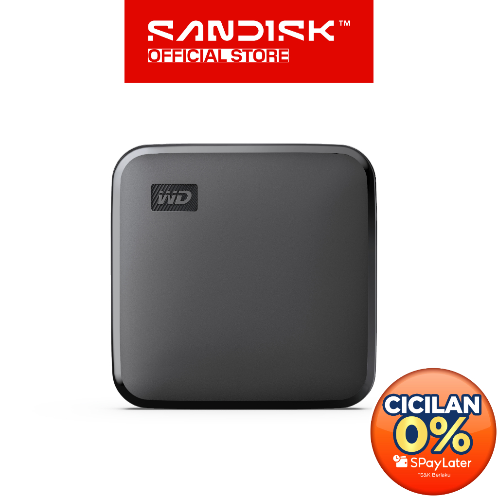 WD Elements SE SSD 480GB / 1TB / 2TB Portable External USB 3.0