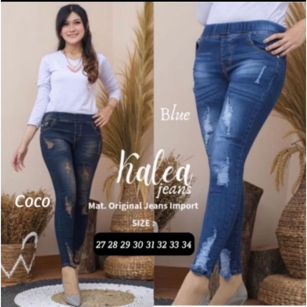 CELANA JEANS WANITA KALEA / CELANA JEANS CEWE CELOSIA