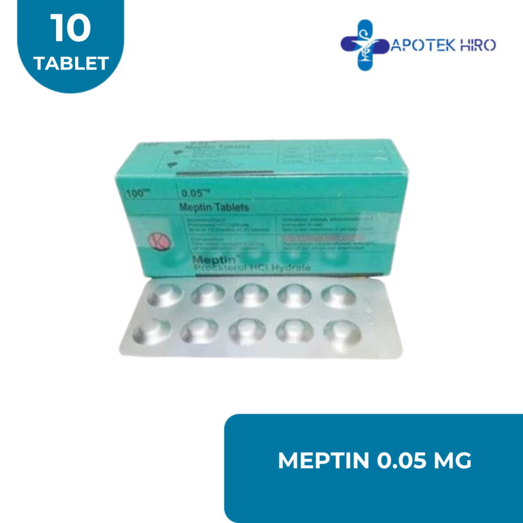 MEPTIN 50 MCG 1 BLISTER @ 10 TABLET