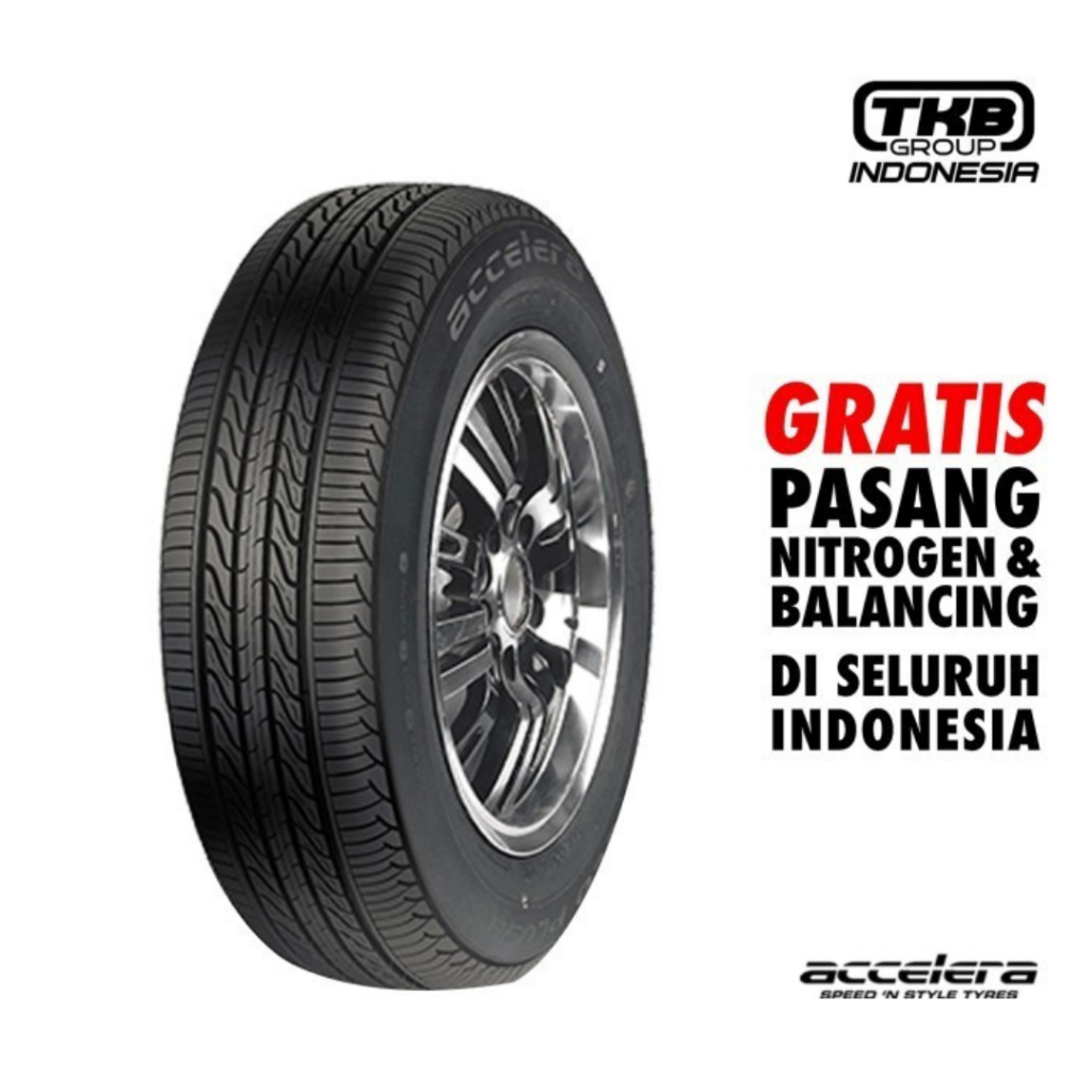 BAN MOBIL STANDAR R14 ACCELERA ECOPLUS 195 70 Ring 14 TUBLES KIJANG LGX AVANZA SERENA EVALIA +pentil