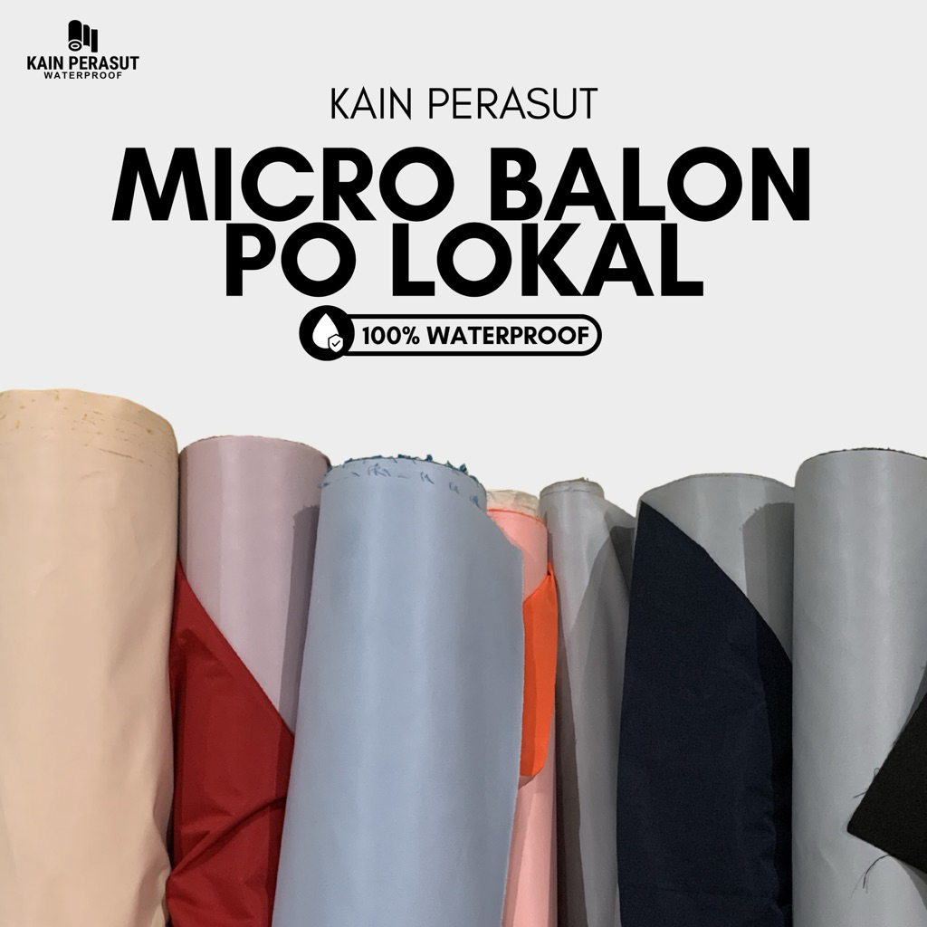 Kain Micro Balon (Arahan jaket,manspad,clody dll)
