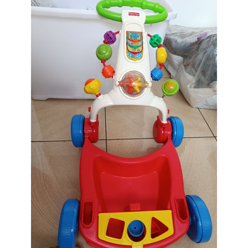 PL Fisher Price  Walker to wagoon, baby push walker Fisher price