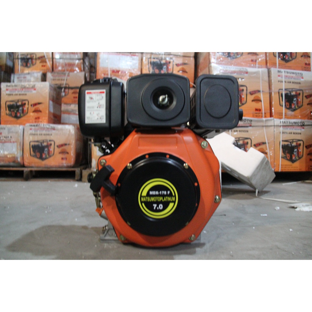 Mesin Penggerak Solar Engine Diesel Matsumoto 7 HP MDX-178 F(PUTARAN CEPAT)/FS(PUTARAN LAMBAT) ORIGI