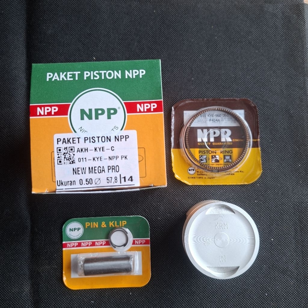 Piston Kit Ring Seher NPP. Mega Pro New Verza  CRF 150.STD 50 100 150 200