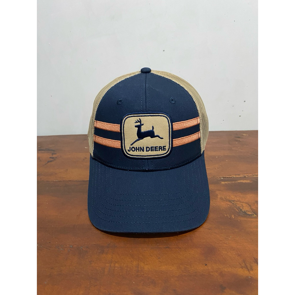 TOPI TRUCKER JOHN DEERE NAVY