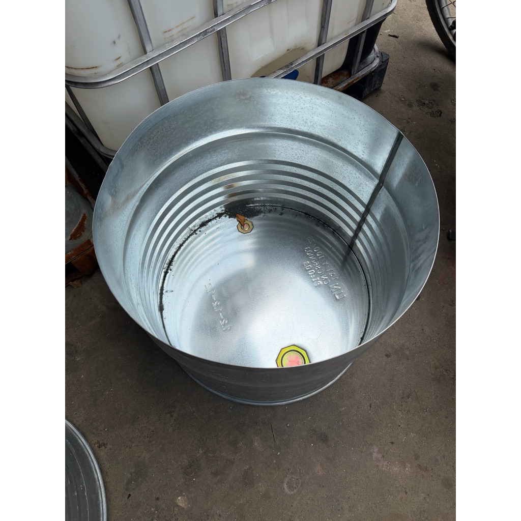 drum galvanis 100 liter / tong galvanis 100 liter / tong sampah galvanis 100 liter