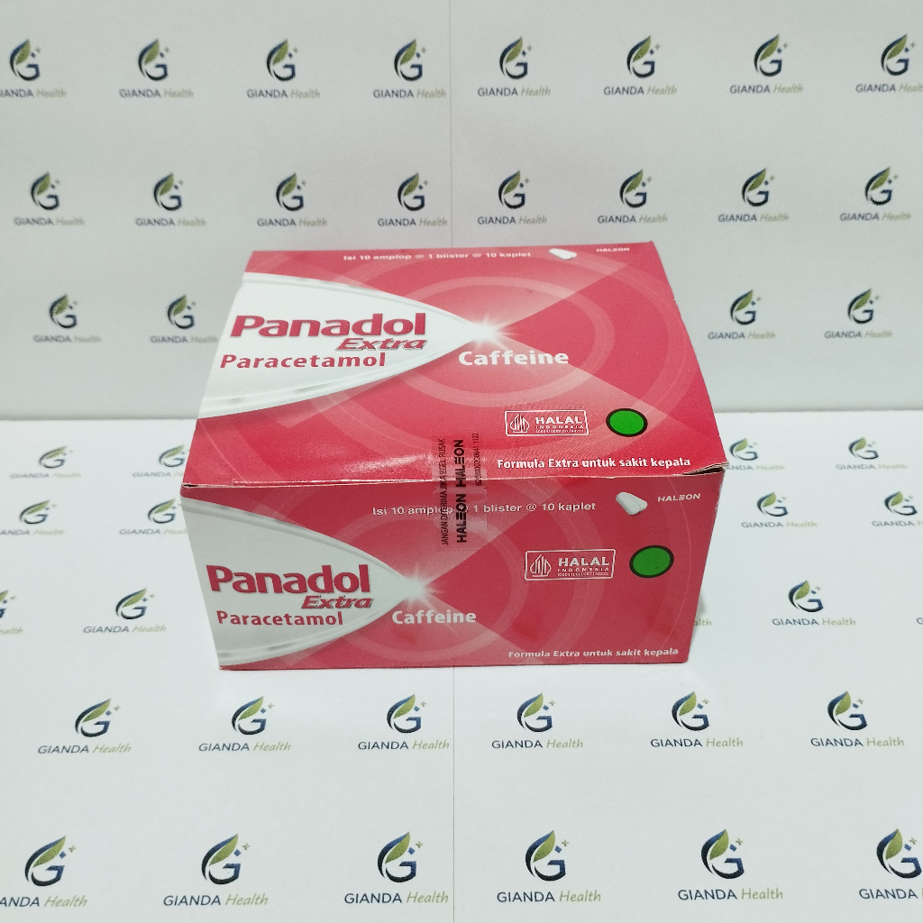 Panadol Extra 100 Tablet - Meredakan Sakit Kepala dan Demam dengan Paracetamol & Kafein