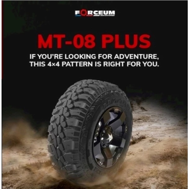 Ban Pacul Ring 14 Forceum MT 08 27/8,5 R14 - Cocok Buat Medan Berat