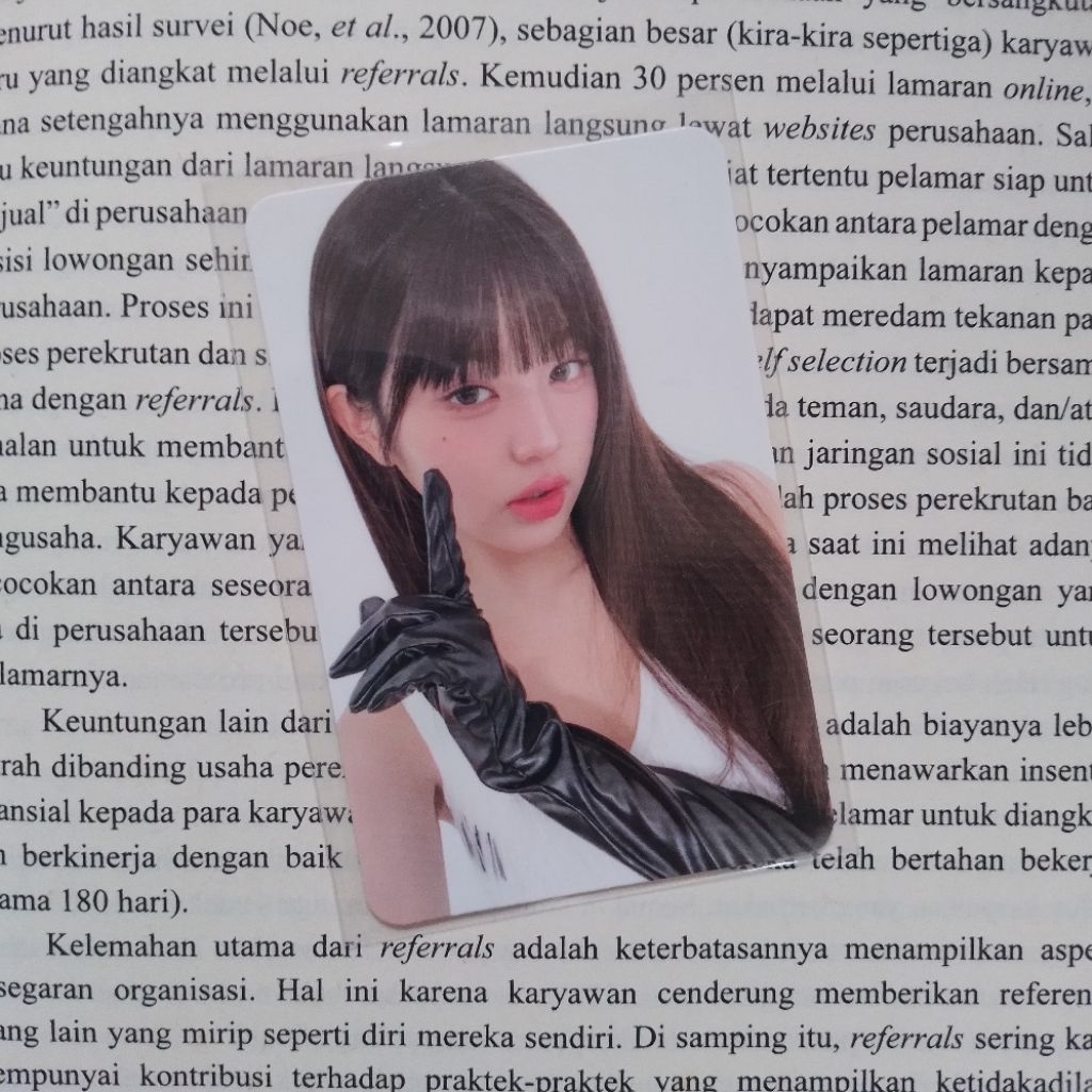OFFICIAL PHOTOCARD PC KPOP WONY WONYOUNG IVE