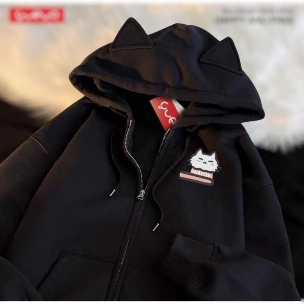 Coffee Beer Jaket Wanita Pria Zipper Univ
