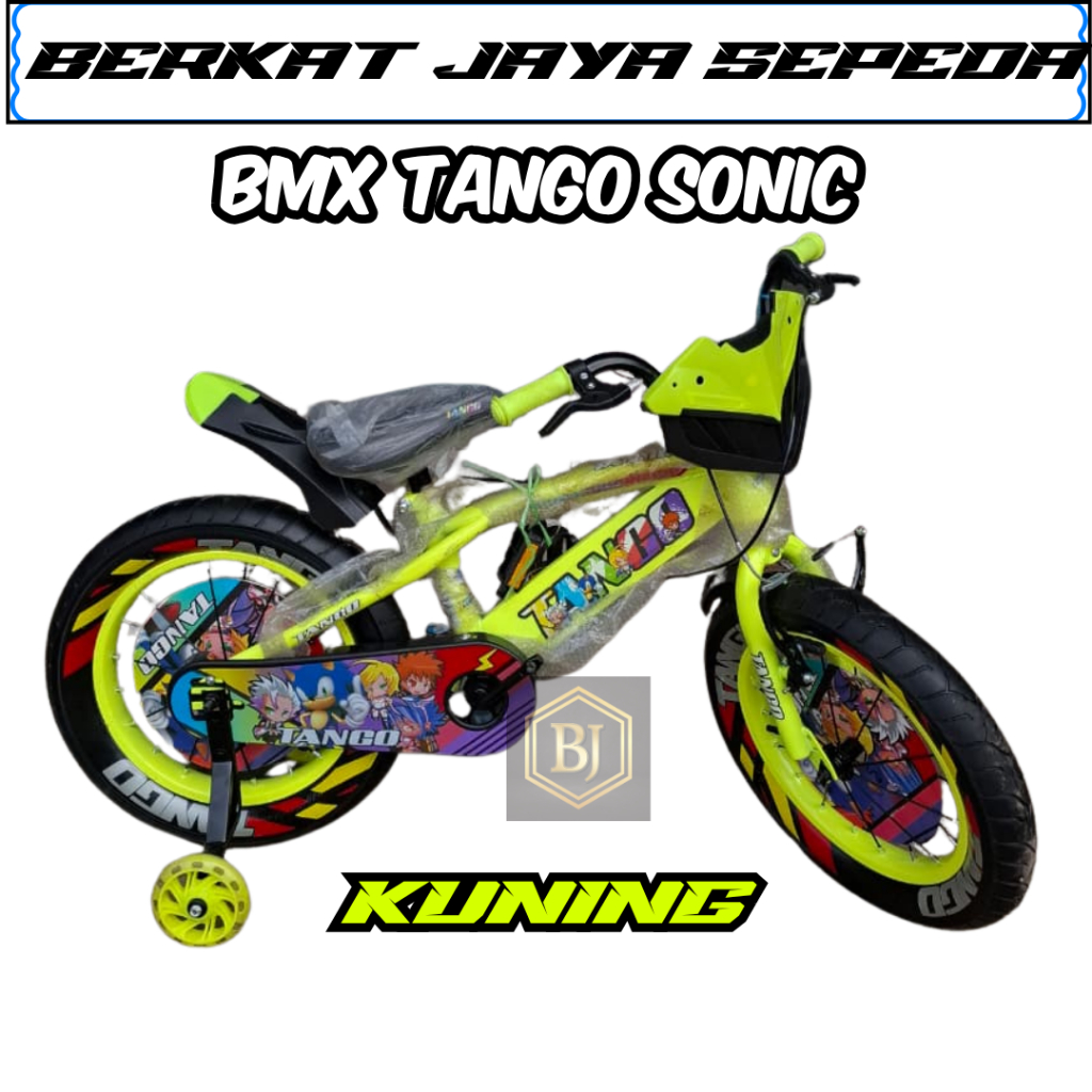 (4-7 TAHUN) SEPEDA BMX 16 18 TANGO SONIC SEPEDA ANAK / SEPEDA ANAK BAN JUMBO / SEPEDA ANAK KECIL