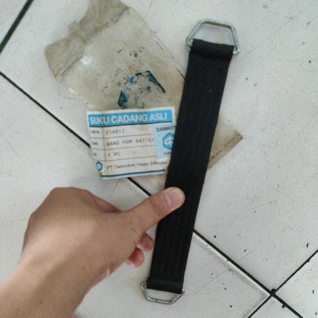 KARET SABUK AKI VESPA DANMOTOR SA XL DANMOTOR BIRU
