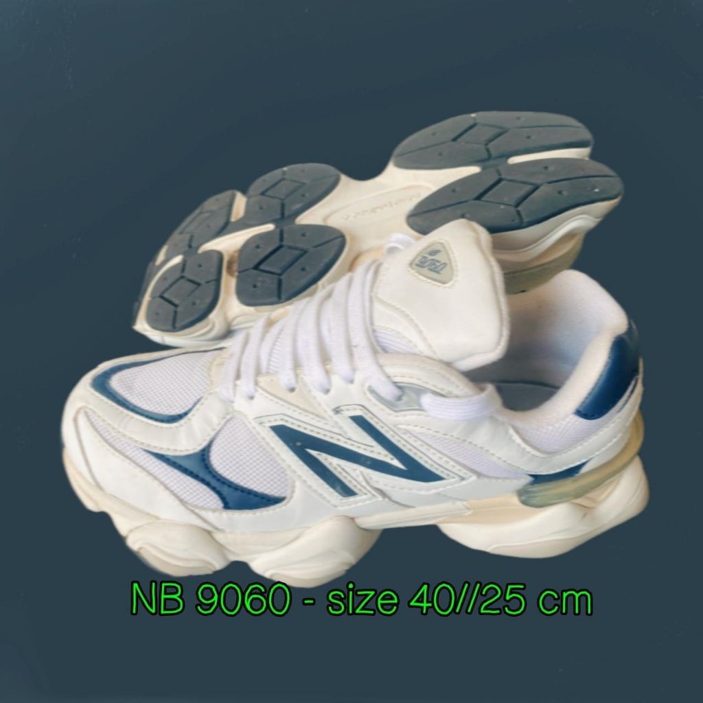 Sepatu NB 9060 putih biru second original