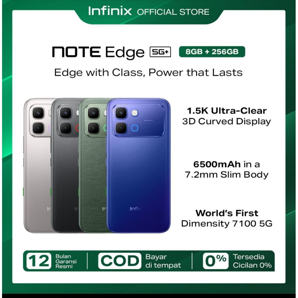INFINIX NOTE EDGE 5G (8GB+8GB/256GB)