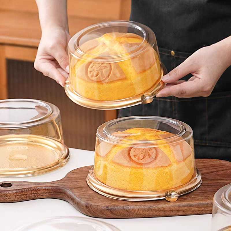 Tray Mika Gold Emas Kue Cake Mika Tatakan Bulat