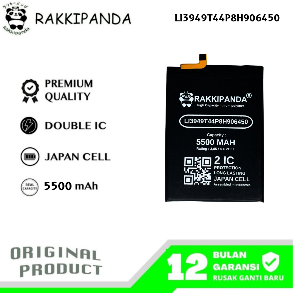 RakkiPanda - LI3949T44P8H906450 ZTE Blade A52 / A53 Pro Batre Batrai Baterai