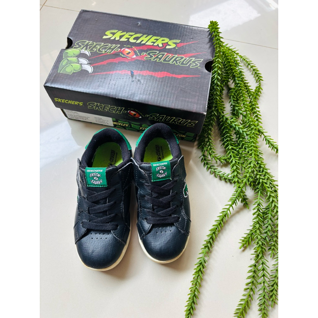 PL Sepatu Skechers Anak Laki-Laki Original edisi Skech Saurus