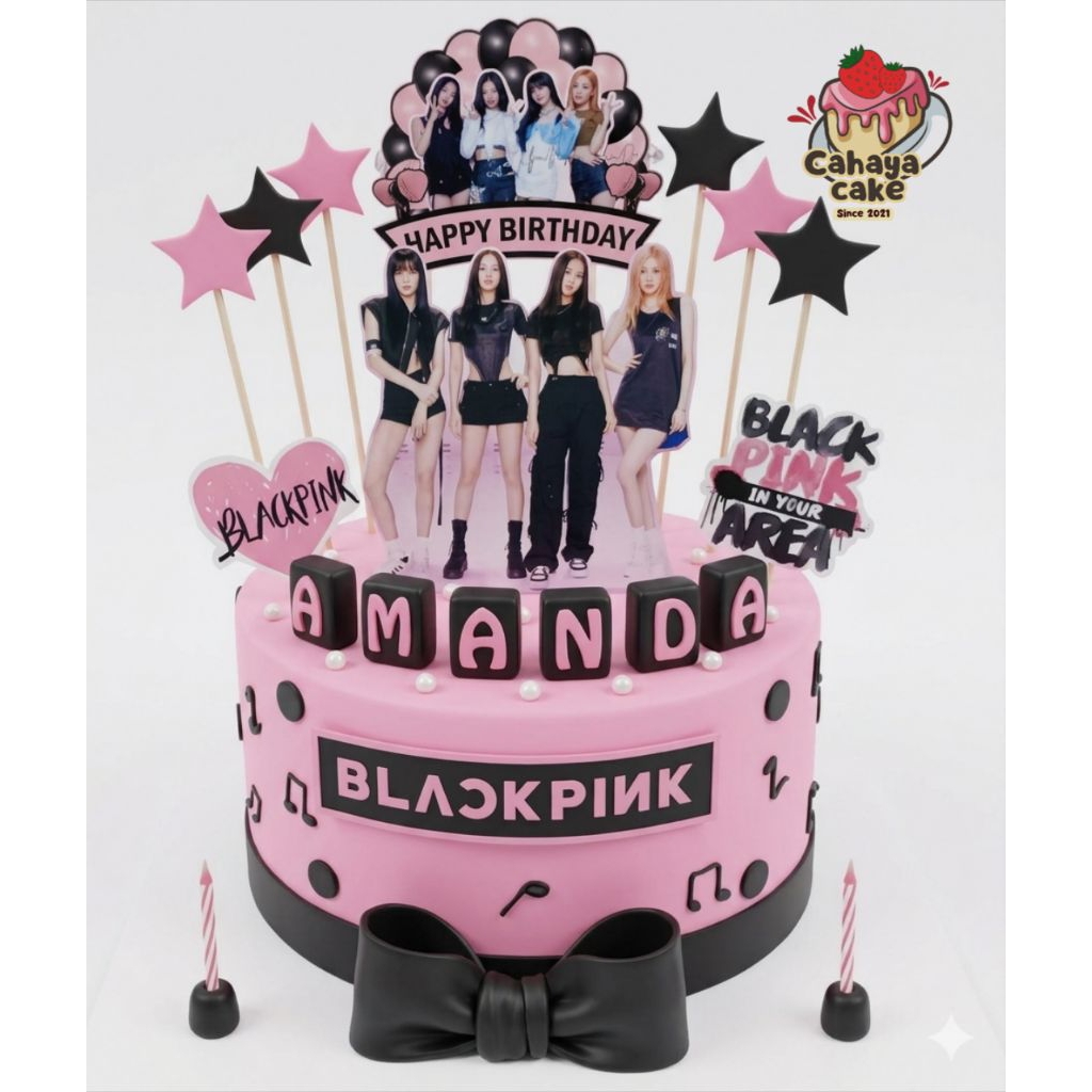Kue Ulang Tahun Blackpink / Blackpink Cake / Kue Ultah Kpop
