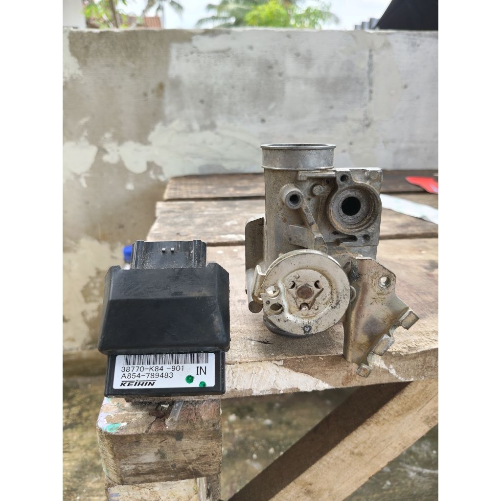 ECU + TB trotle body original cabutan crf 2025