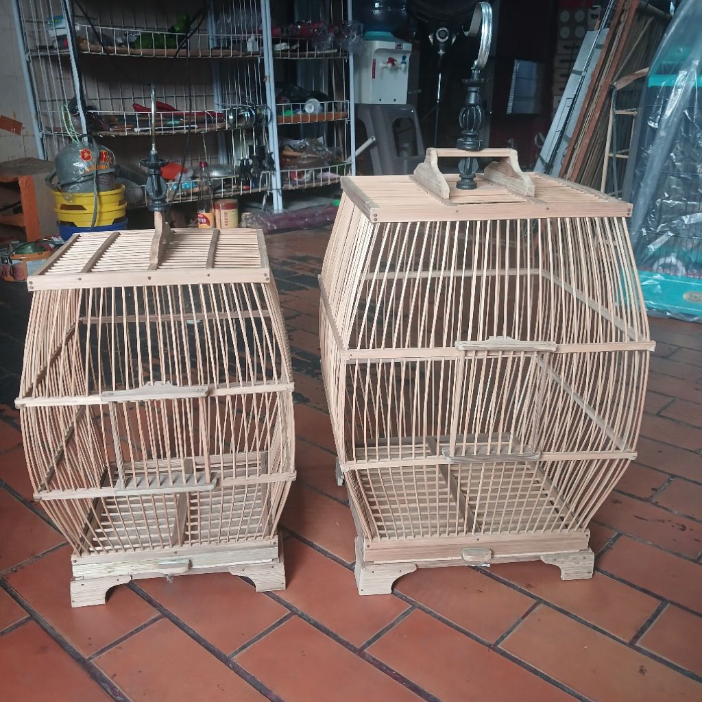 SANGKAR CUNGKOK FULL BAMBU MENTAHAN