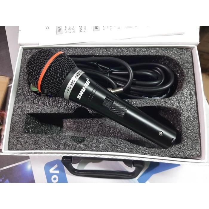Mic Vocal Kabel Shure PRO90C PRO 90C Condenser Imam Masjid Upacara Kondensor