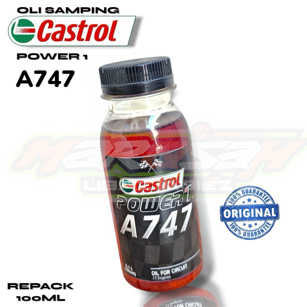 OLI SAMPING 2 TAK A747 OLI SAMPING CASTROL A747 REPACK 100ML