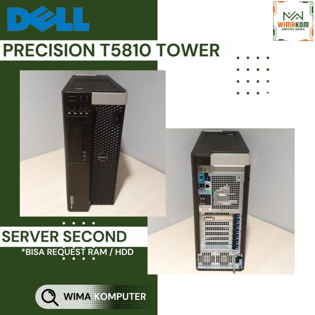 SERVER DELL PRECISION T5810 1x XEON E5-1603v4 4 CORE RAM 16GB SATA 1TB VGA AMD Fire PRO 2270