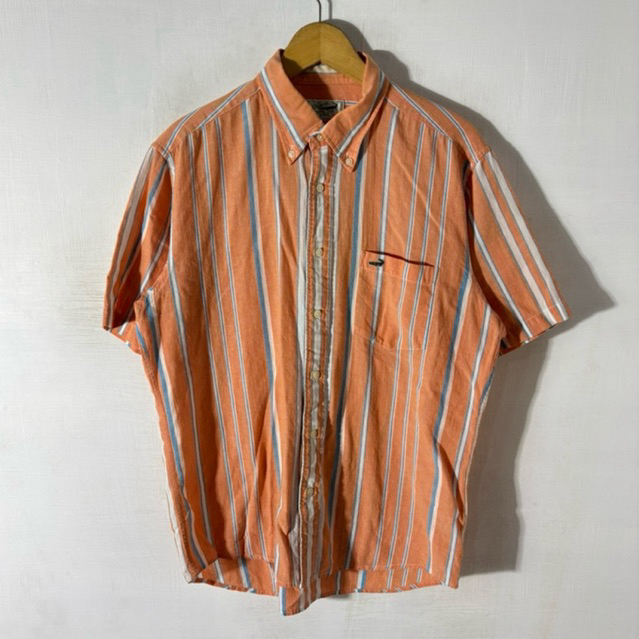 KEMEJA PENDEK CROCODILE STRIPE