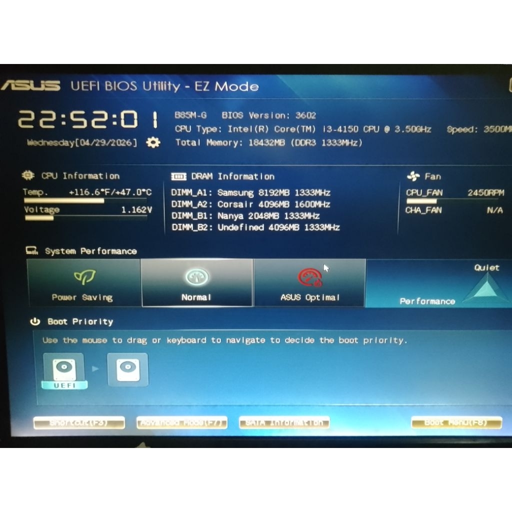 motherboard Asus B85-M