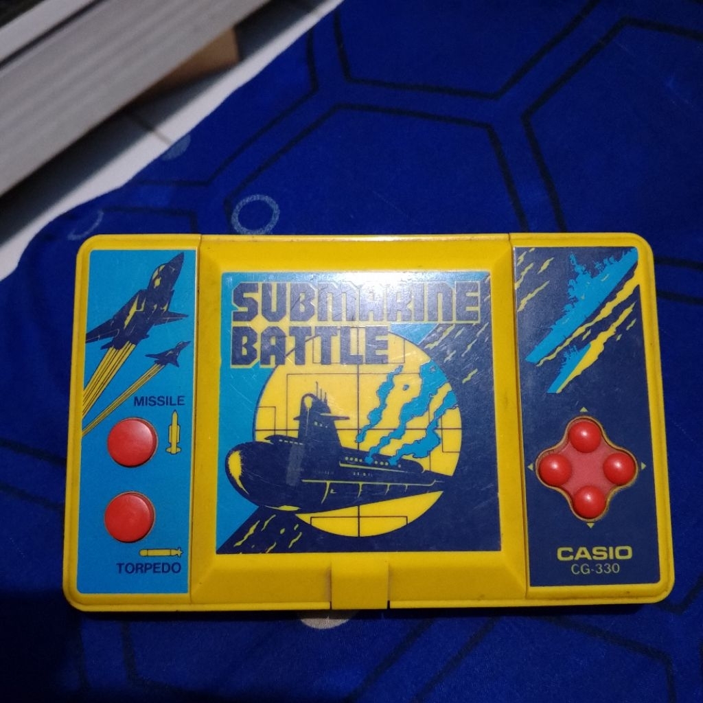 GIMBOT CASIO SUBMARIME BATTLE 1985 kondisi berfungsi