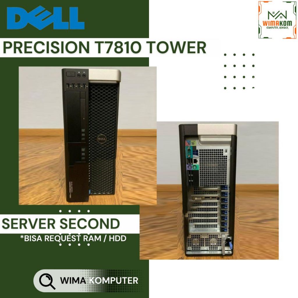 SERVER DELL PRECISION T7810 1x XEON E5-2680v4 56 CORE RAM 32GB SATA 2TB VGA Quadro NVS 310