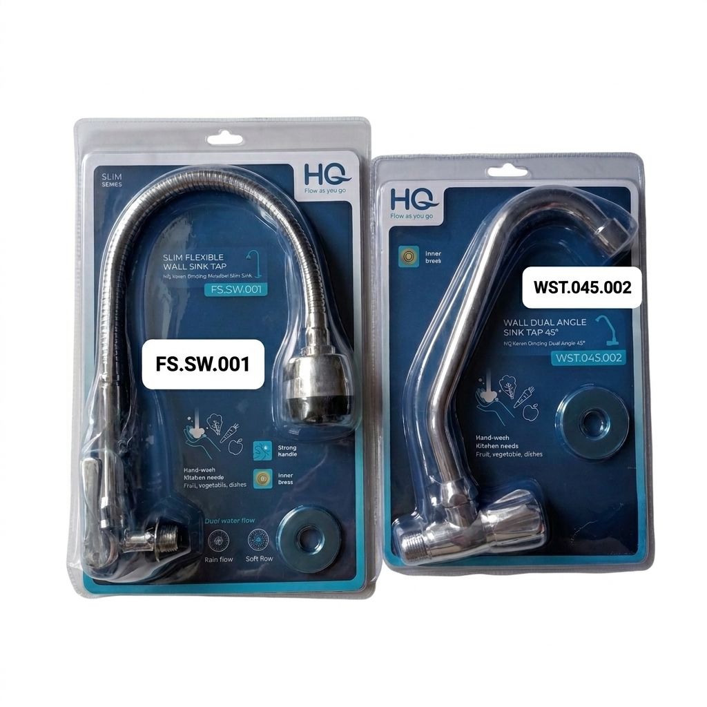 HQ Slim Flexible Wall Sink Tap/Kran Dinding Flekxibel Slim Sink FS.SW.001 WST 045002