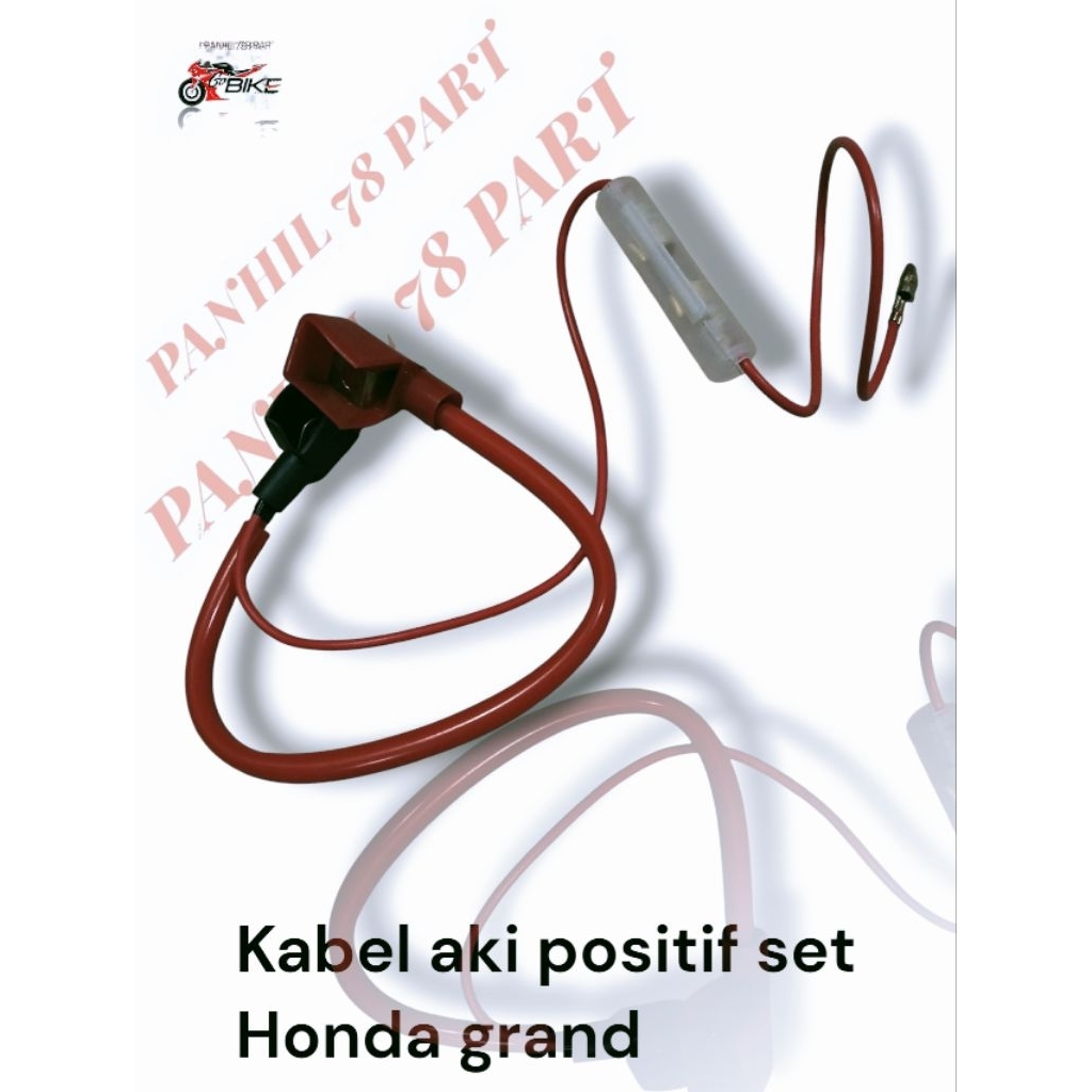 socket kabel aki positif set untuk motor Honda grand