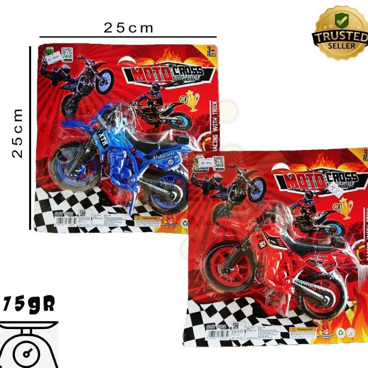HGF MAINAN MOTOR CROSS / MINIATUR MOTOR WR / MOTOR TRAIL / CROSS METALIK / CROSS BENING
