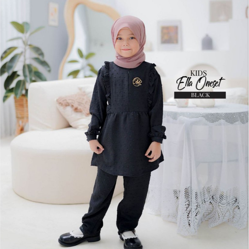 MARISA ELLA ONE SET KIDS SETELAN ANAK LENGAN PANJANG CRINKLE