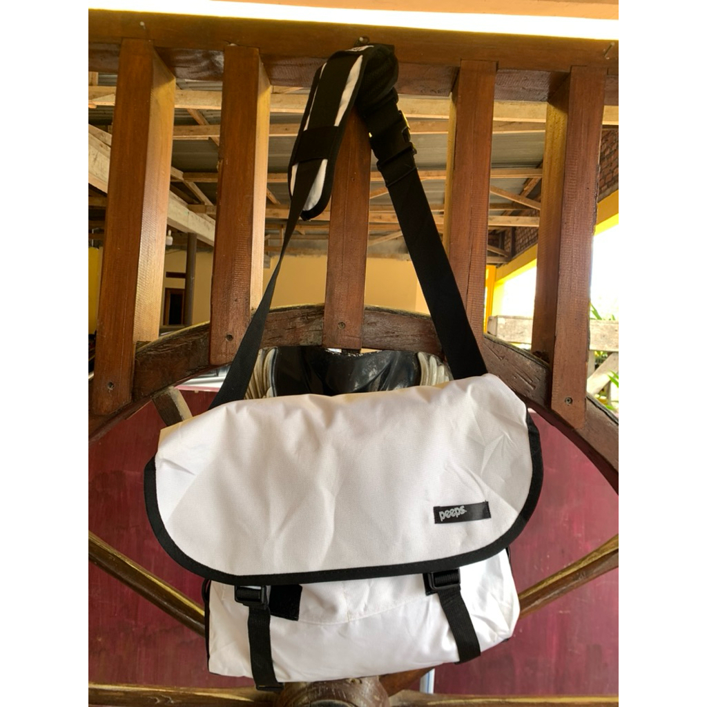 [preloved] tas selempang messenger bag pria brand murah second - bekas