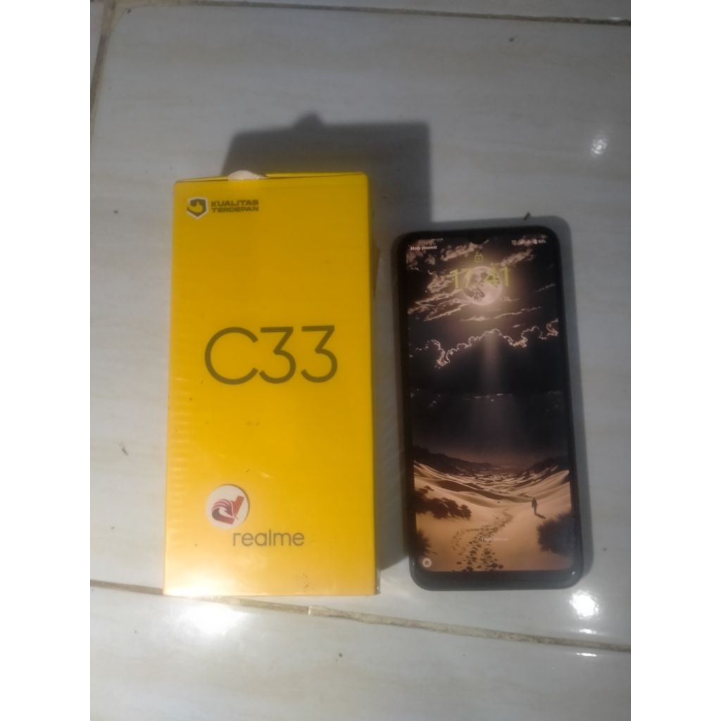 hp realme c33 4/64 second/bekas/murah