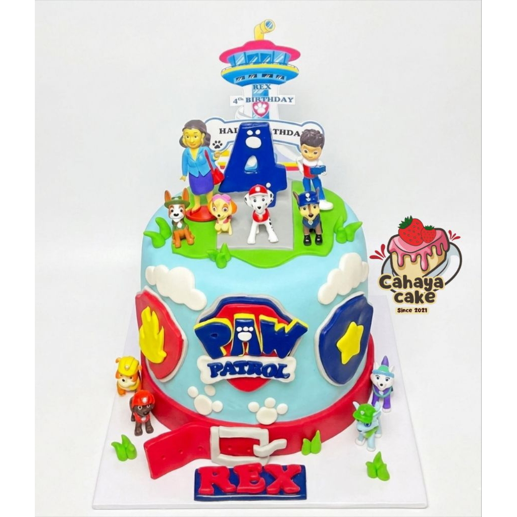 Kue Ulang Tahun Paw Patrol / Paw Patrol Cake / Kue Ultah Karakter Anak laki-laki