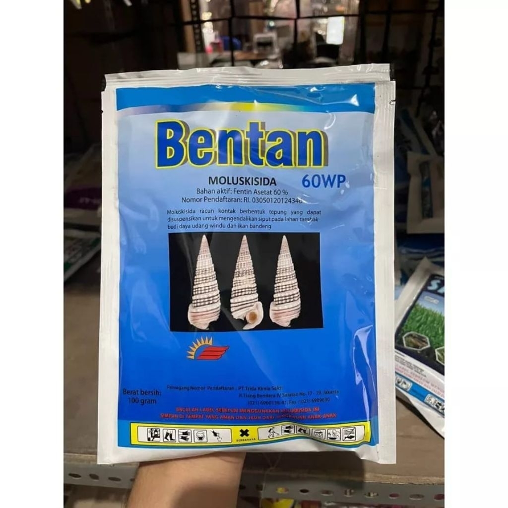 Bentan 100 gr Original 100% - Bentan 100 gram Pembasmi Keong