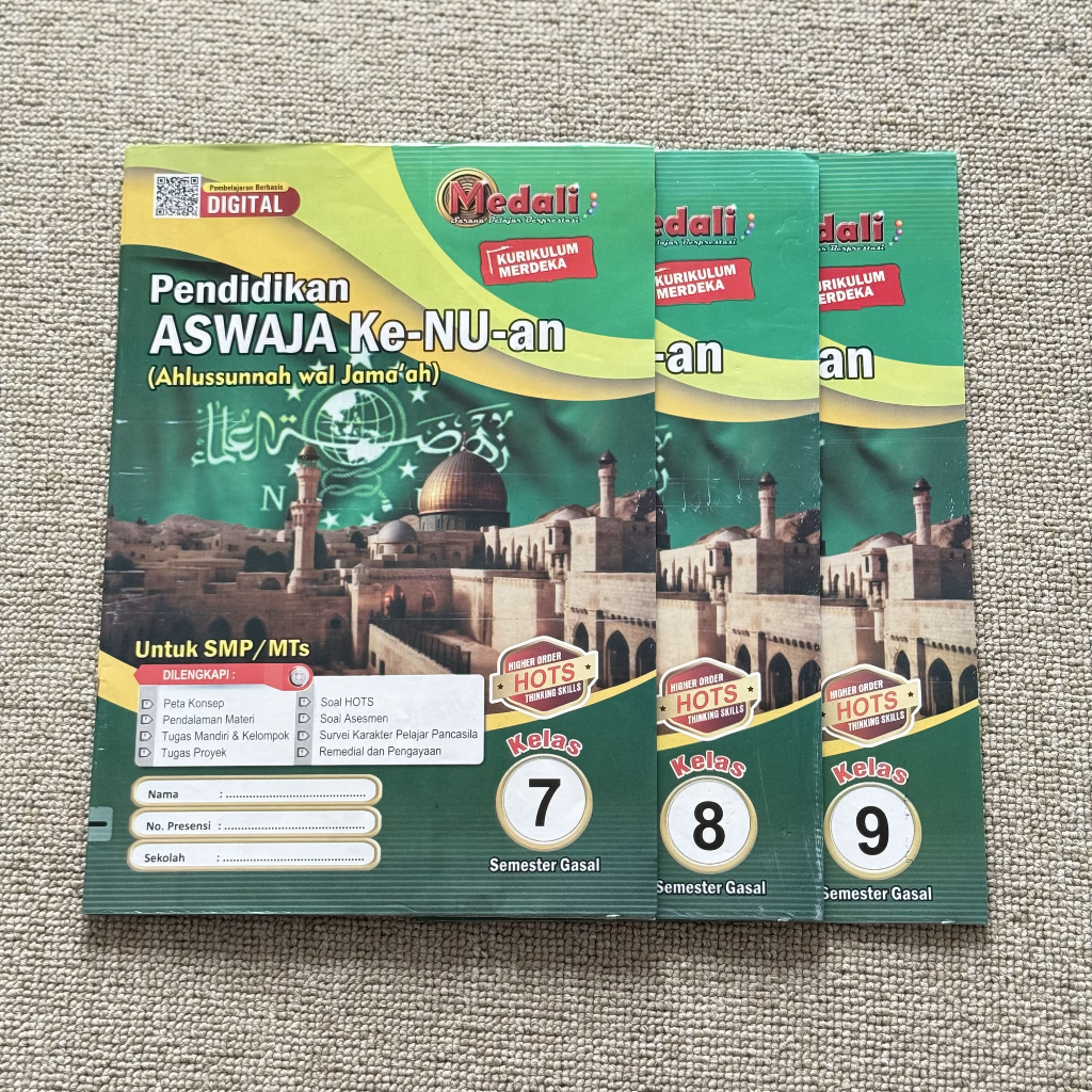 Buku LKS Pendidikan Aswaja Ke-NU-an Kelas 7-12 Semester 1 Kurikulum Merdeka