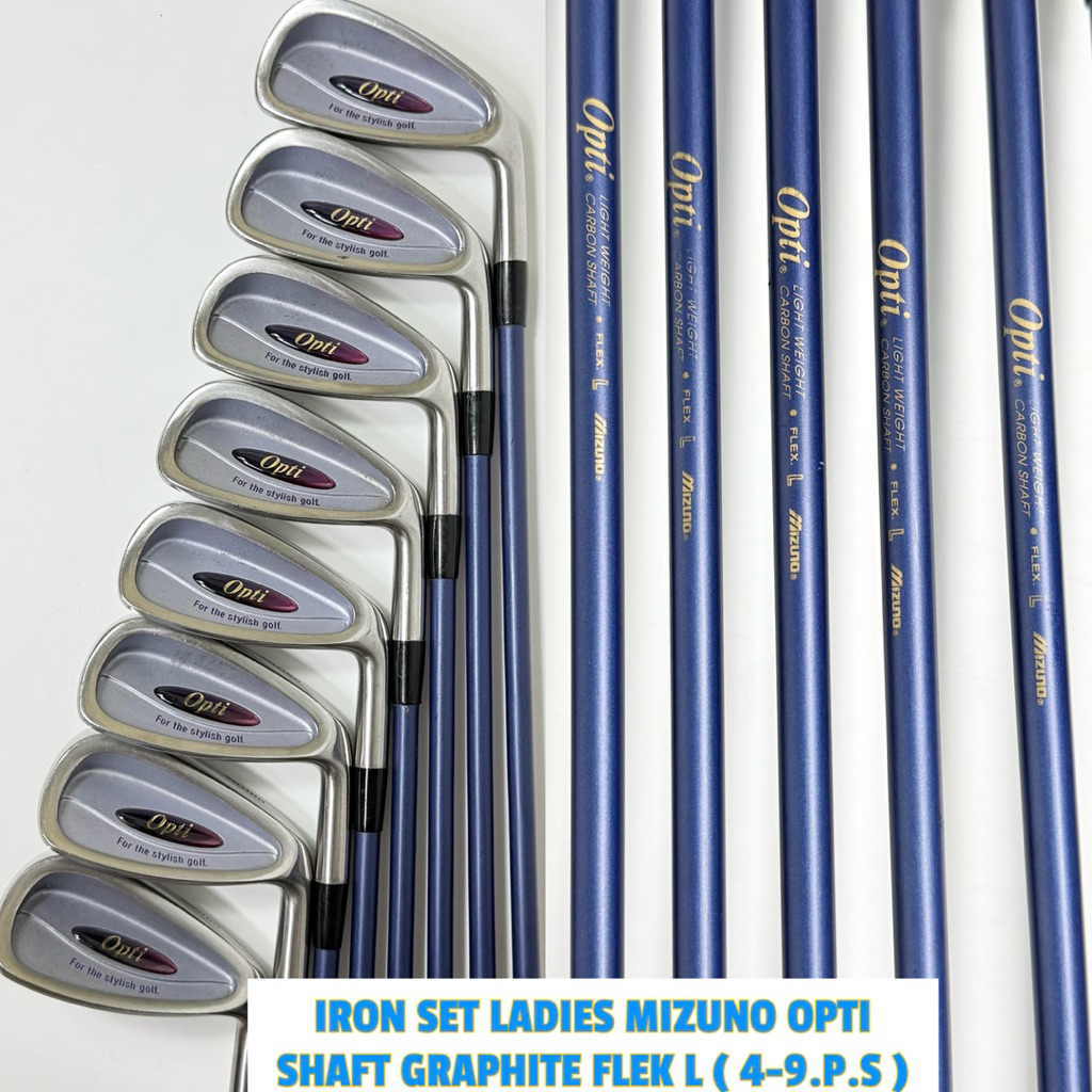 Iron Set Golf Ladies Mizuno Opti Bekas Original