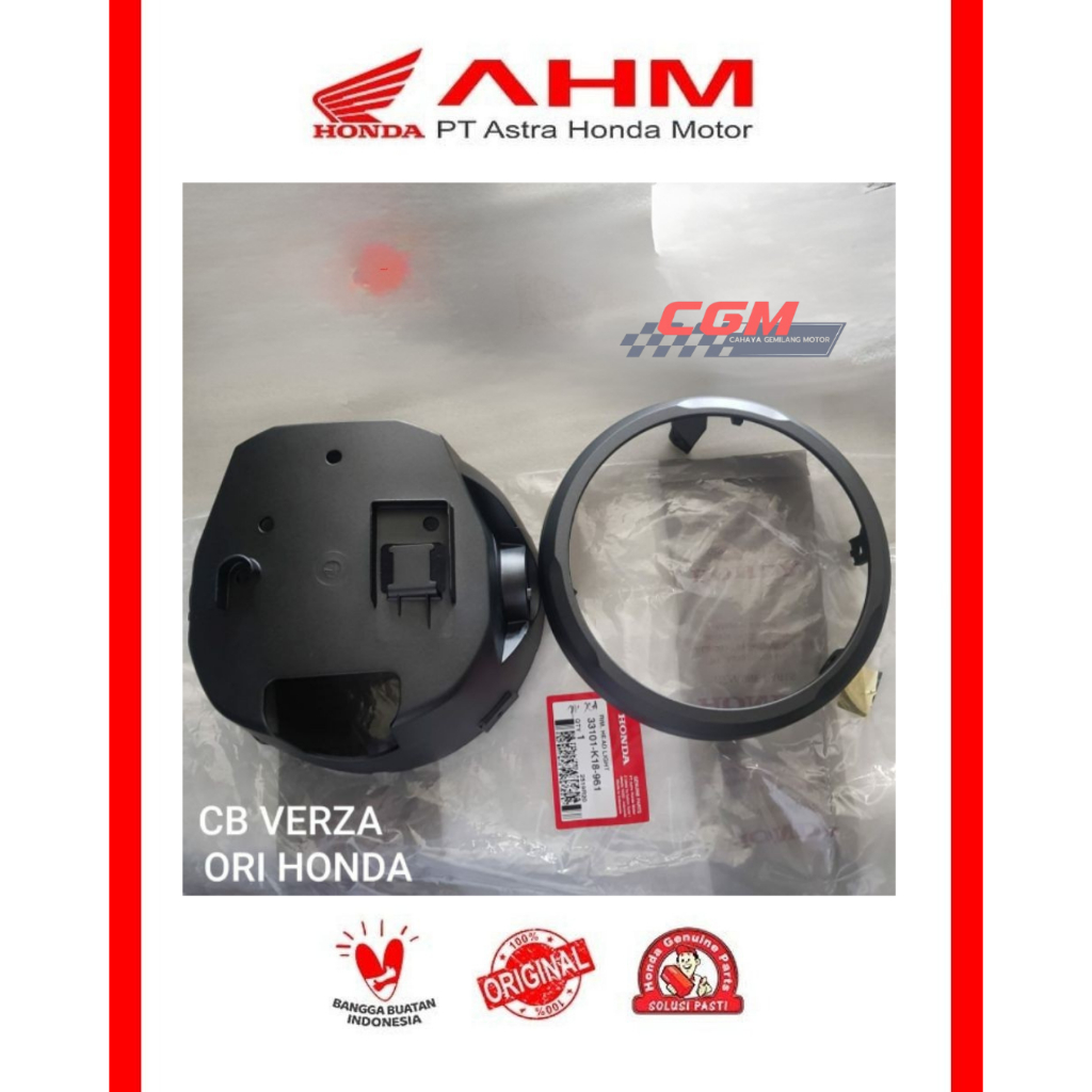 Case head light rim head light cover lampu batok lampu ring lampu new cb verza cb verza ori