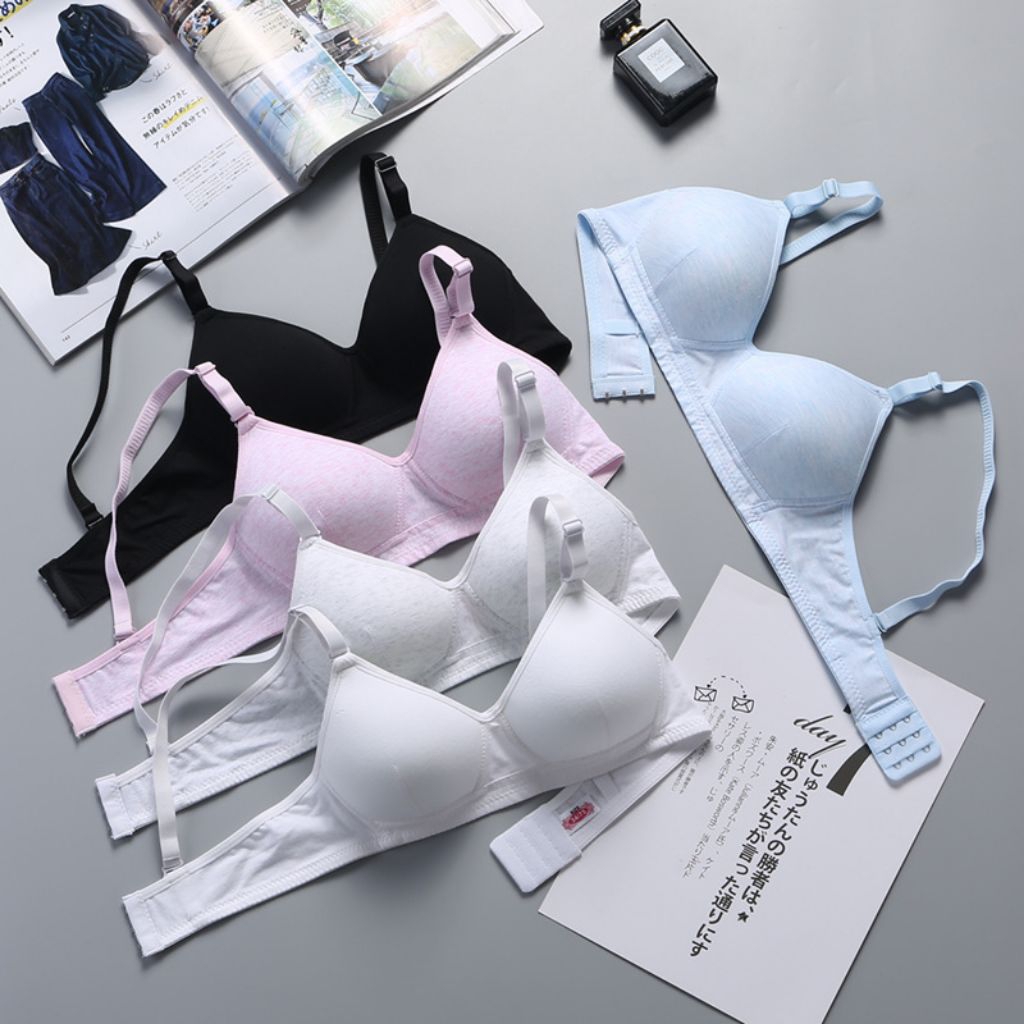 6pcs bra tanpa kawat,busa ringan cocok buat anak muda nyaman di paki harian