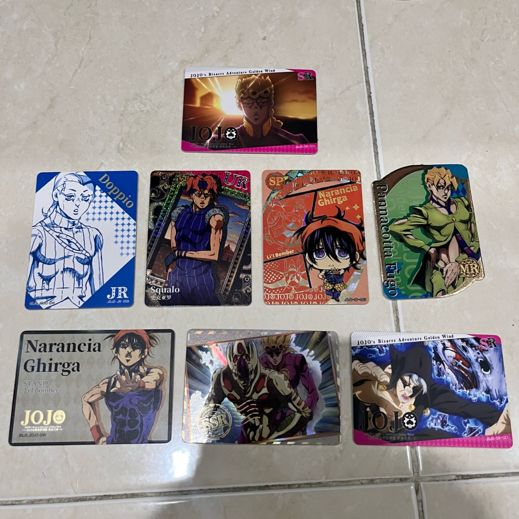 JOJO’s Bizarre Adventure Part 5 Golden Wind Card Pack V10