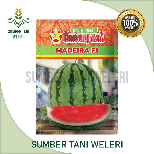 BENIH SEMANGKA MADEIRA F1 - BENIH SEMANGKA HIBRIDA (F1) - 20 GR - BINTANG ASIA