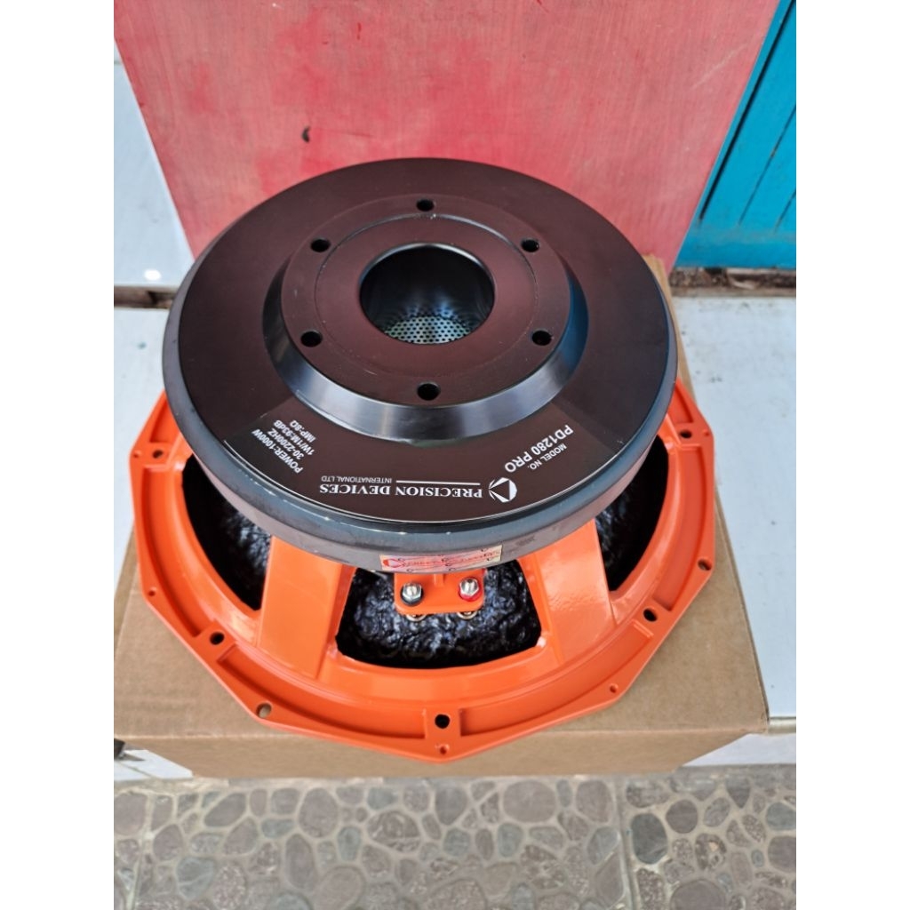 SPEAKER KOMPONEN PD 1280 PRO / 12 INCH DAUN KULIT SUBWOOFER SOUNDSYSTEM