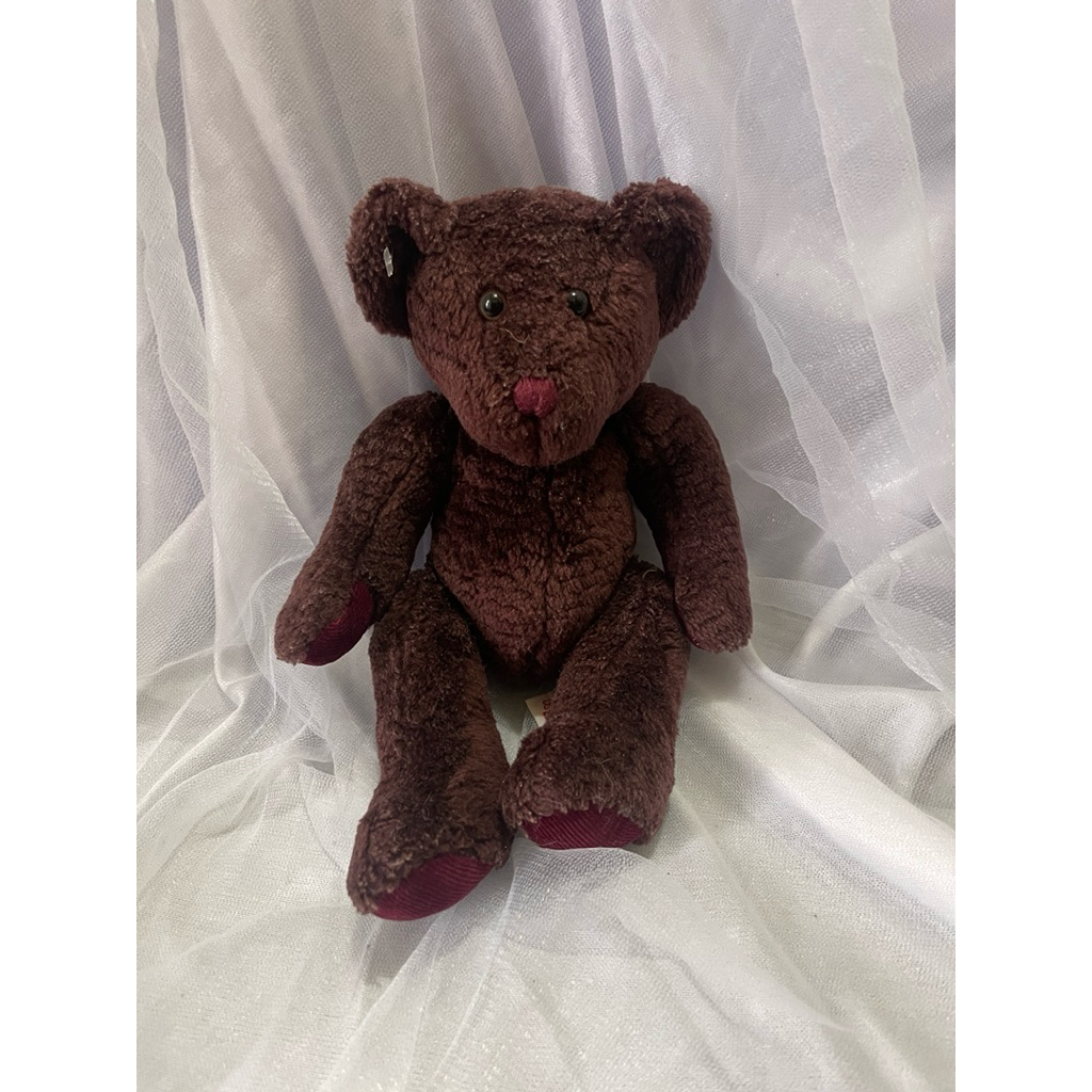 Boneka Teddy Bear Russ Burgundy Mulberry