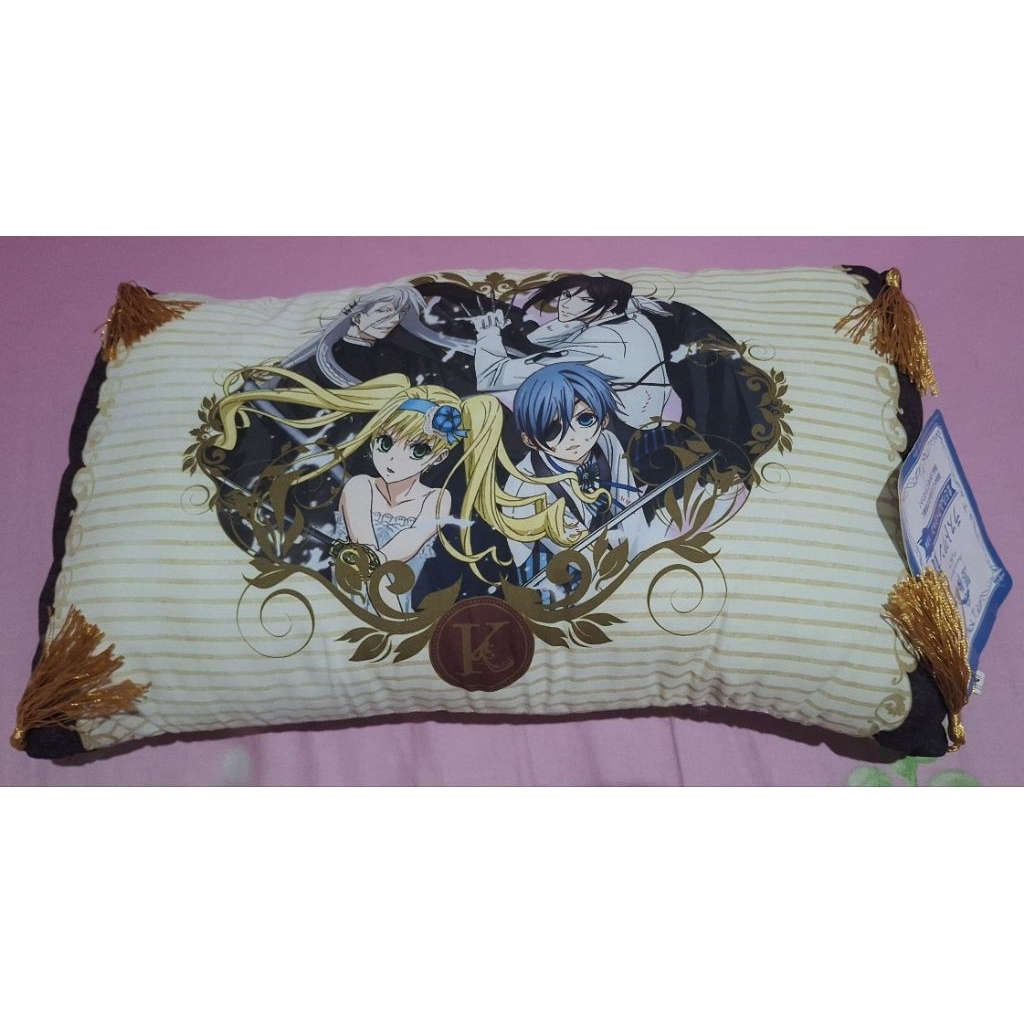 Black Butler / Kuroshitsuji - Ichiban Kuji Madoromi Cushion/Pillow Book Of The Atlantic Last One Pri