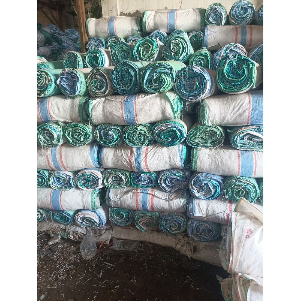 karung plastik bekas ukuran 75x115 layak pake serbaguna