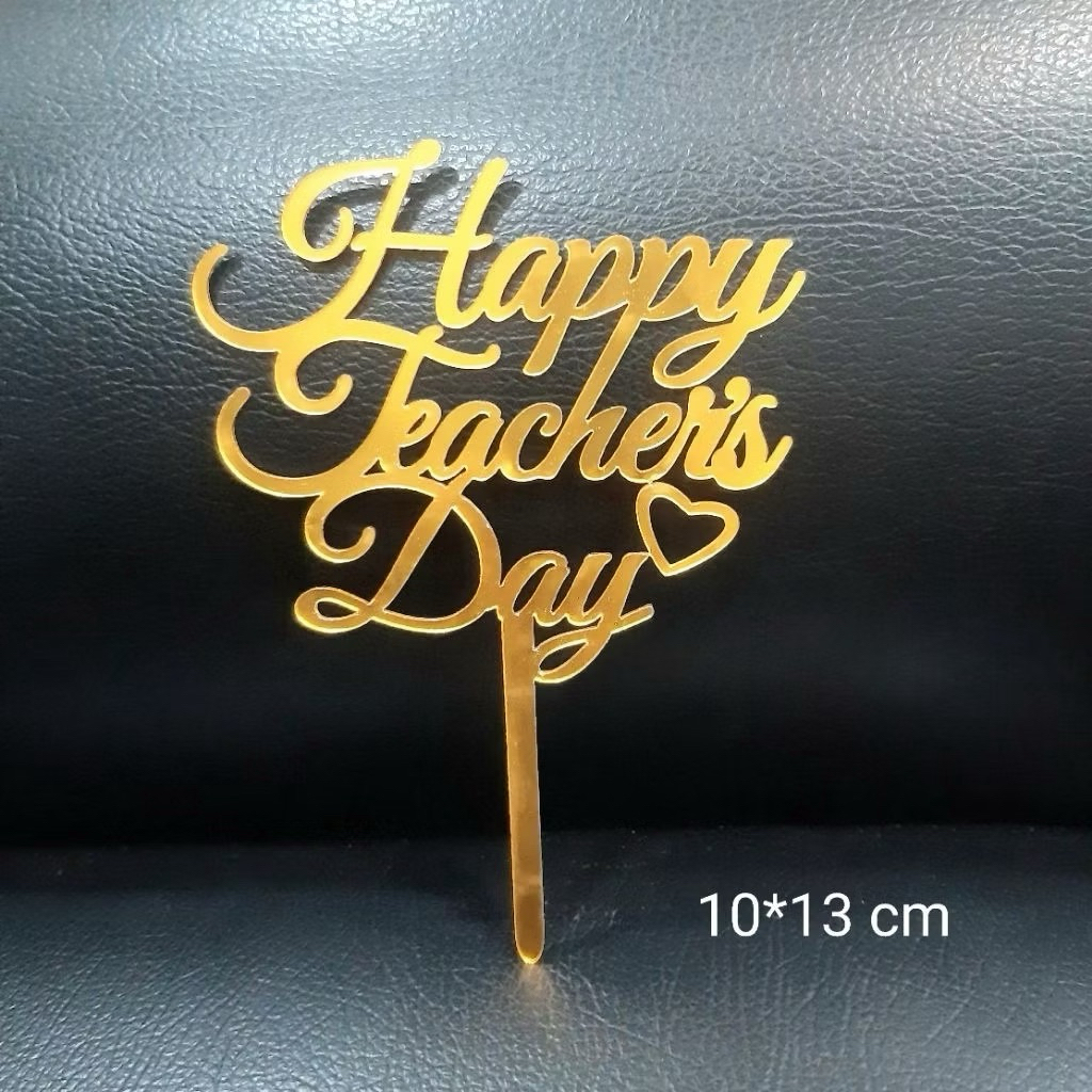 TOPPER AKRILIK TEACHER’S DAY/topper hari guru